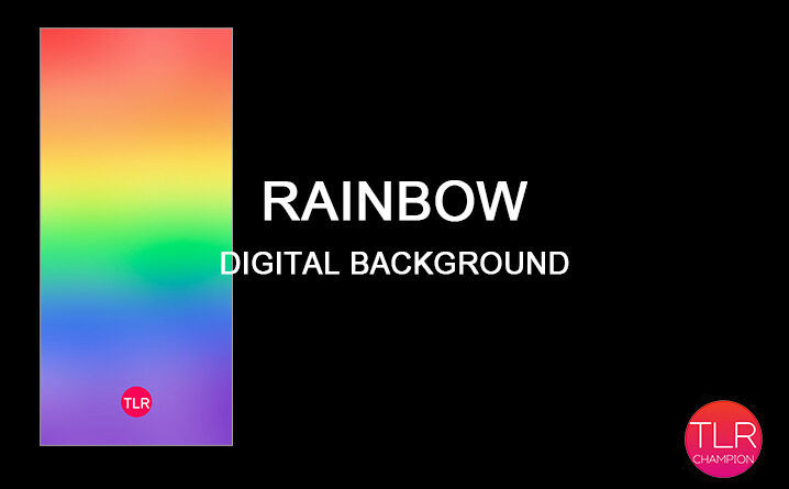 Rainbow phone background-