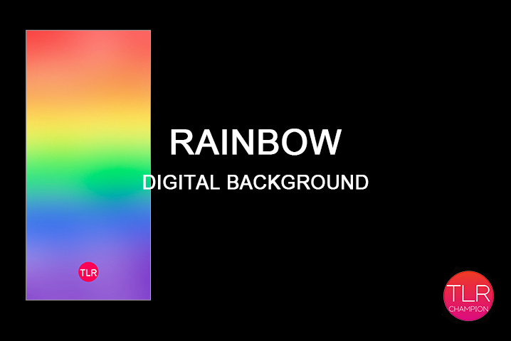 Rainbow phone background-