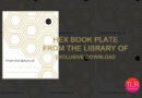 Hex Book Plate from the library of featured